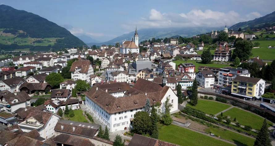 Einblick Frauenkloster St. Peter am Bach