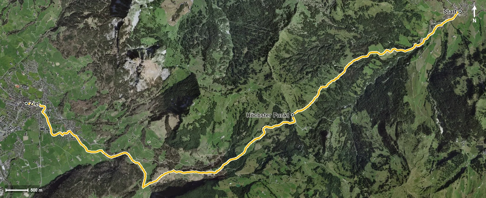 Luftbild Alter Schwyzerweg