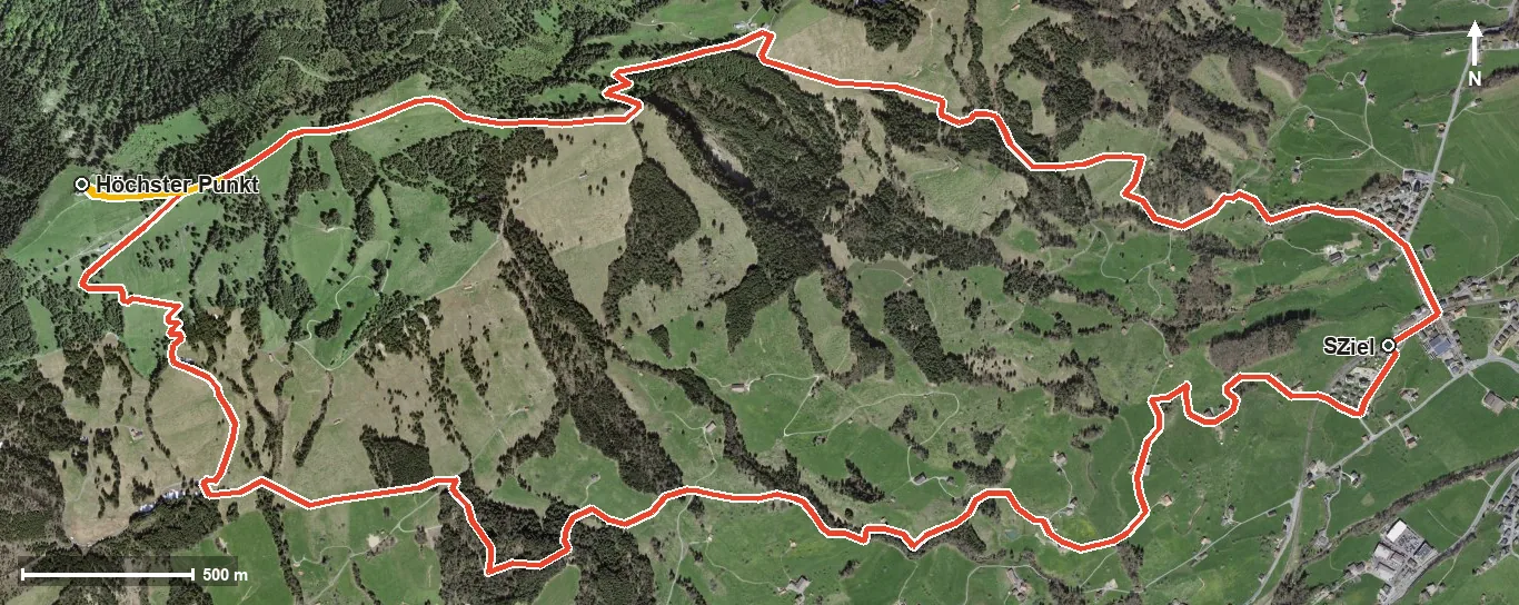 Luftbild Bergwanderung Wildspitz