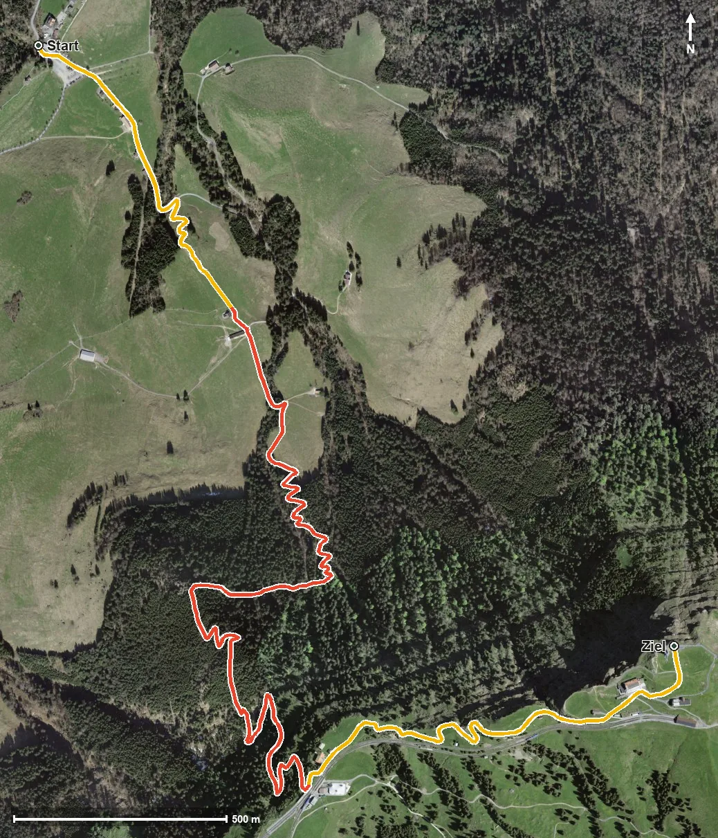 Luftbild Die Abwechslungsreiche: Seebodenalp - Rigi Kulm (oder umgekehrt)