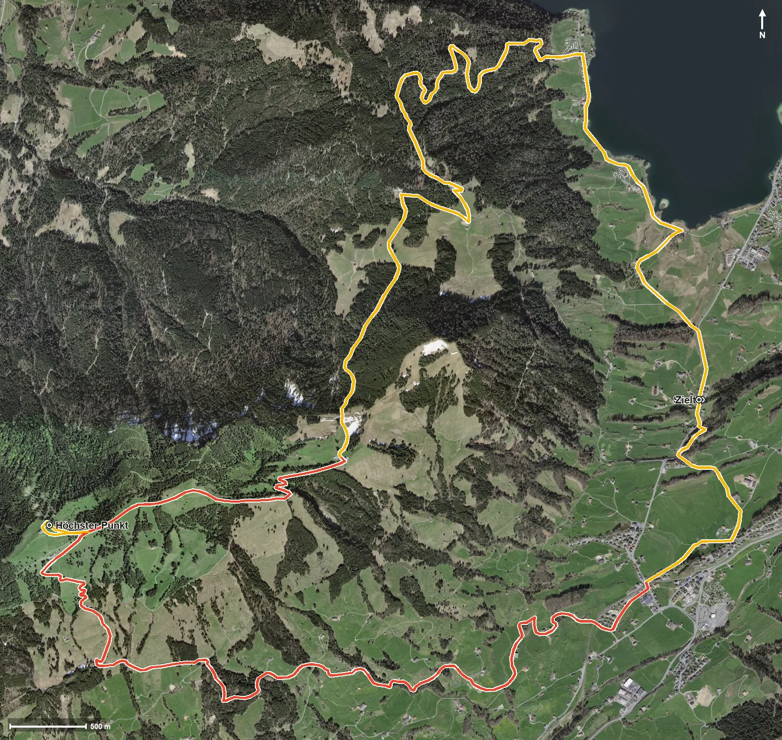 Luftbild Erlebnisreiche Bergwanderung Wildspitz
