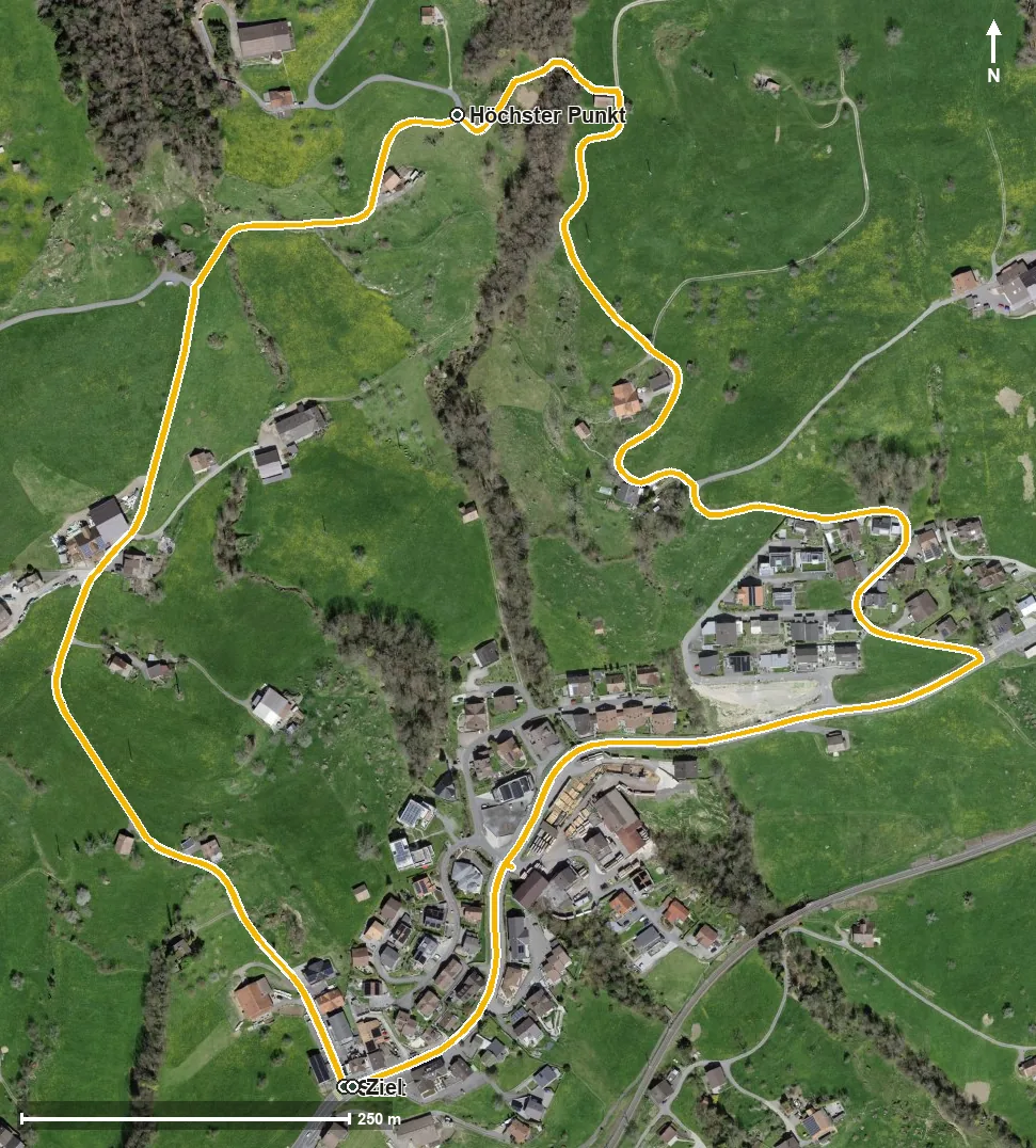 Luftbild Glückspilzweg Steinerberg