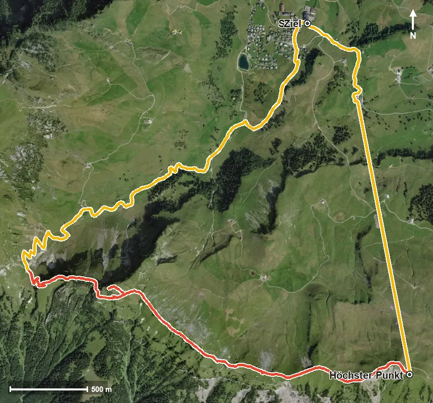 Luftbild Klingenstock-Wanderung