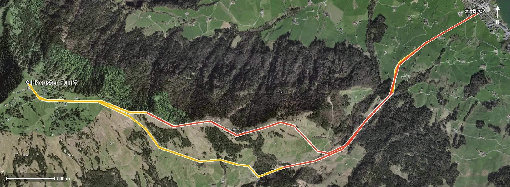 Luftbild Rigi Scheidegg (1'659 m.ü.M.)
