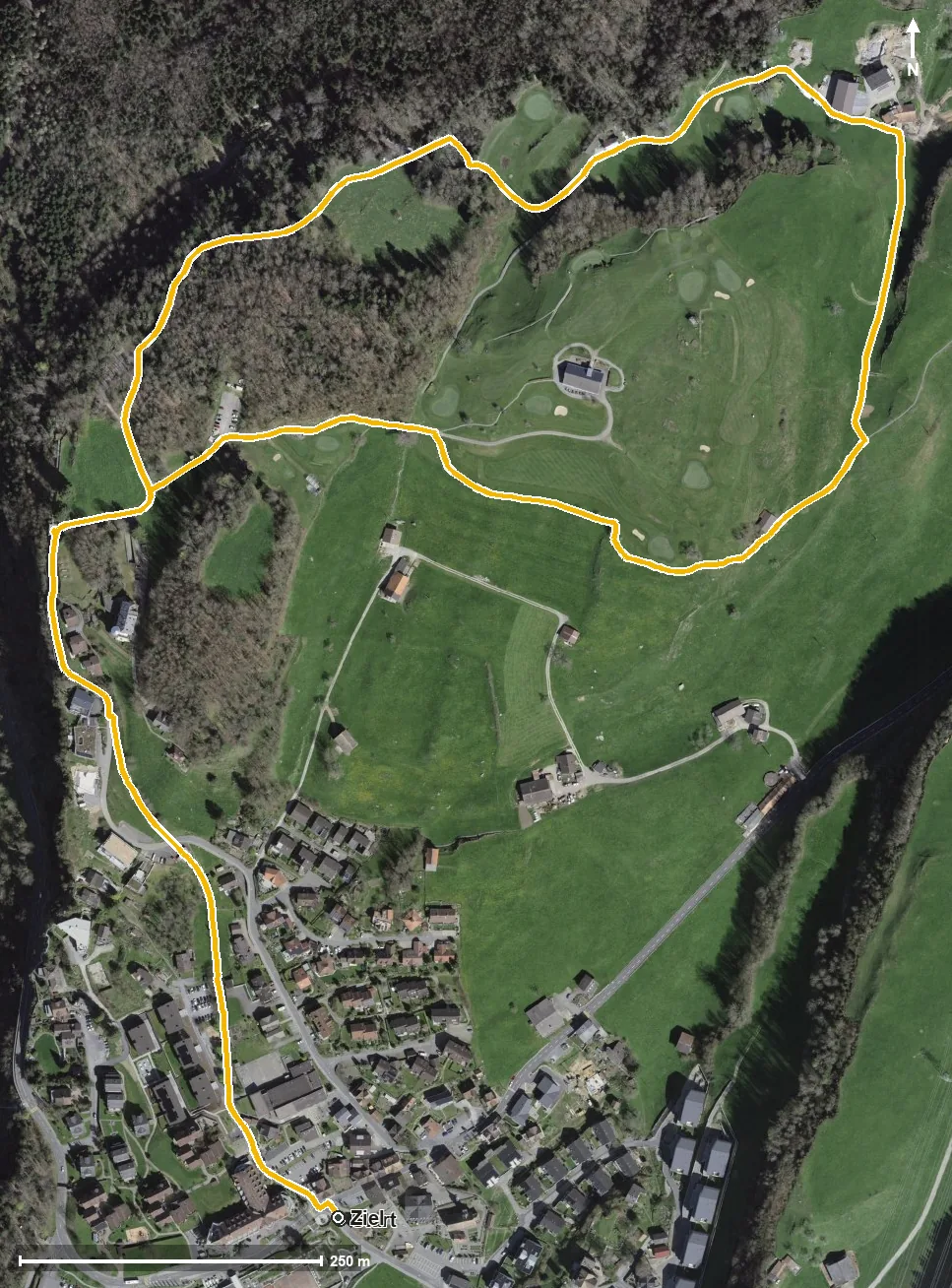 Luftbild Rundweg Axenstein