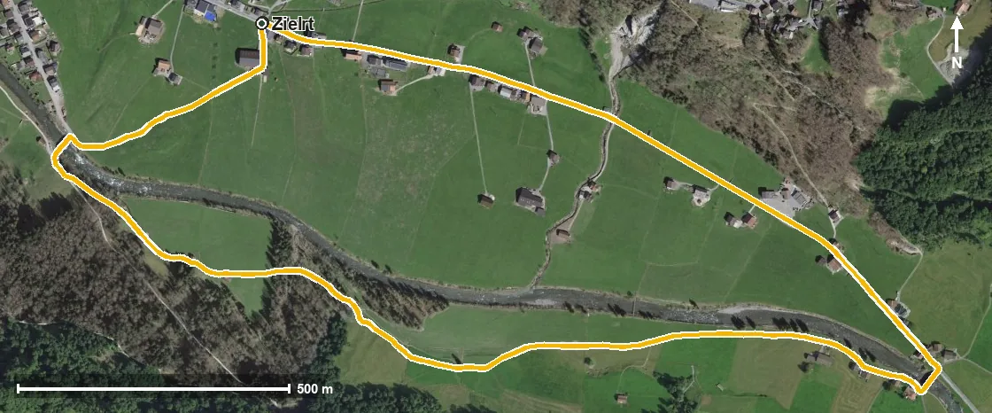 Luftbild Rundweg Ried
