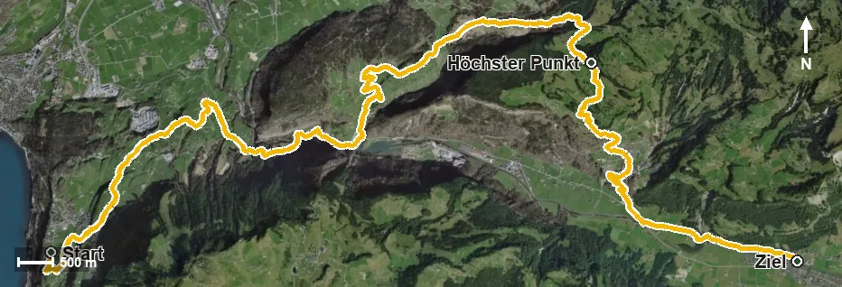 Luftbild Schöpfungsweg Teil 1