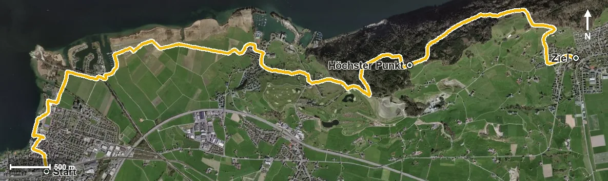 Luftbild SZKB Outdoorplausch auf dem Obersee Rundweg