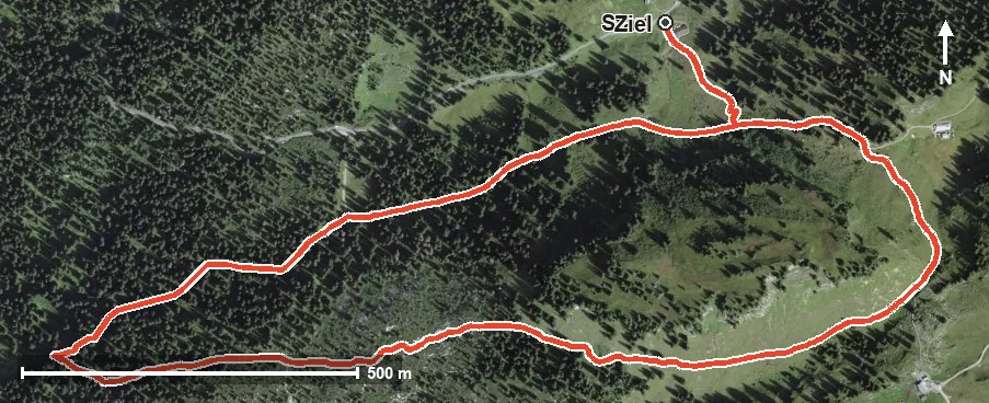 Luftbild Urwaldspur Bödmeren
