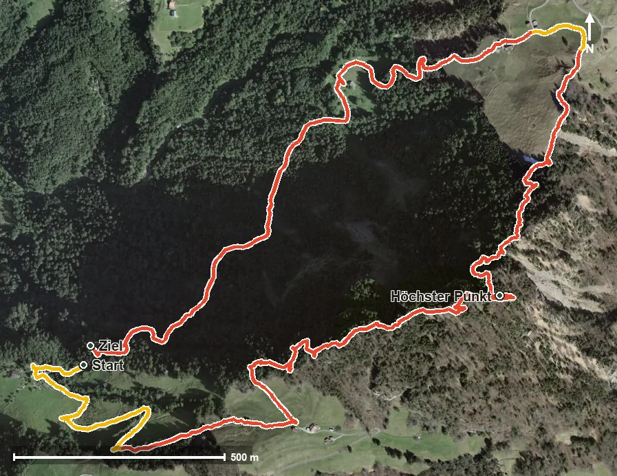 Luftbild Vitznauer-/Gersauerstock (von/nach Wissifluh)