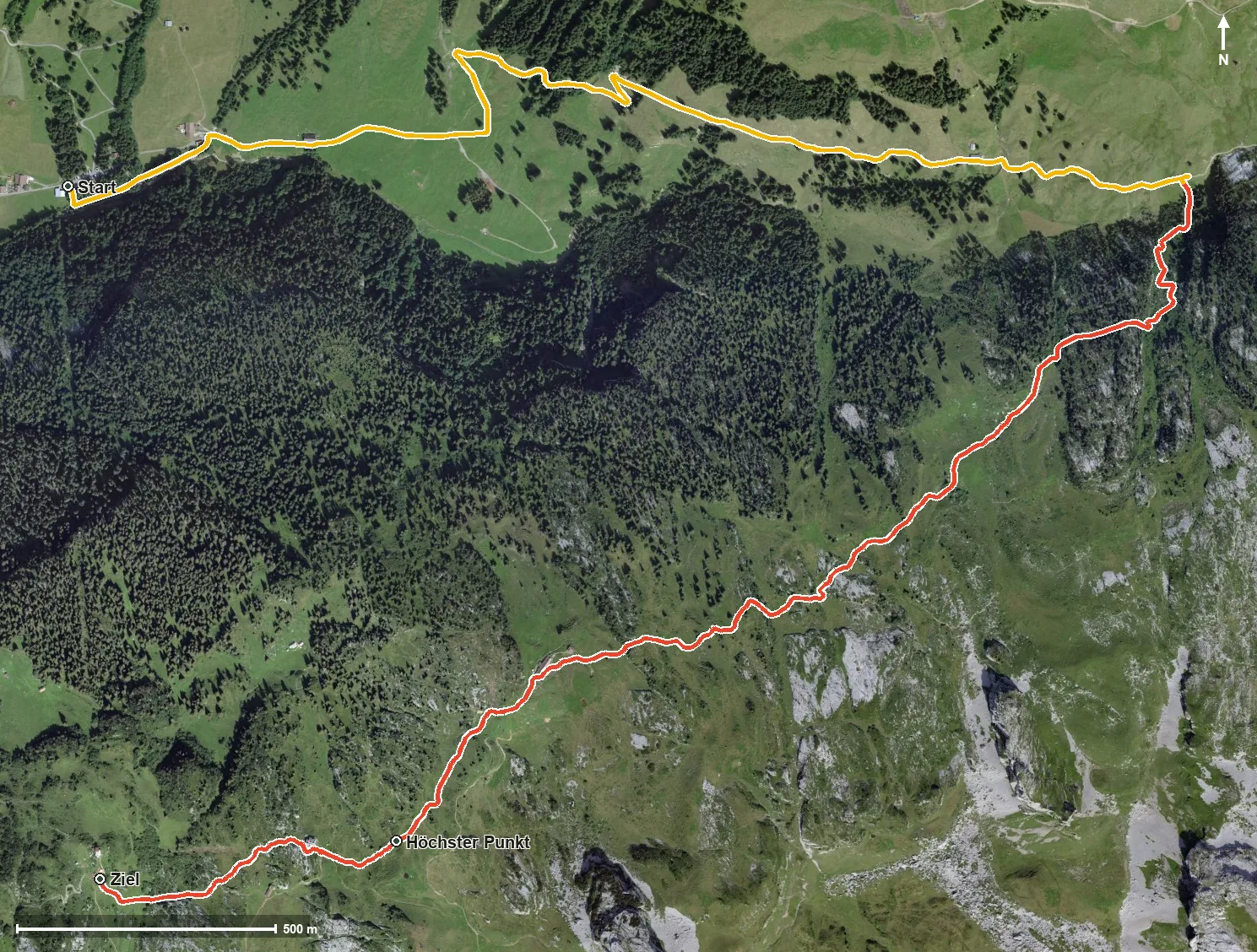 Luftbild WanderWunder Schwyz: Riemenstalden Lidernen
