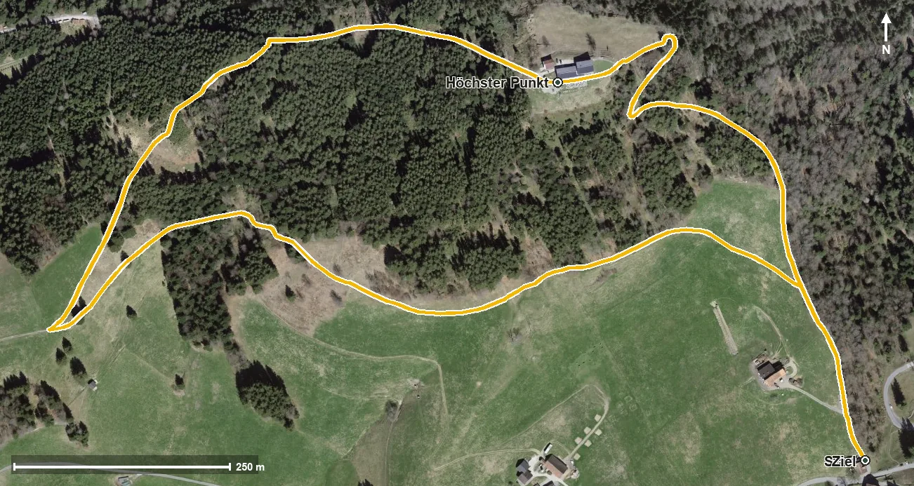 Luftbild WanderWunder Schwyz: Rundwanderung Etzel