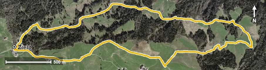 Luftbild WanderWunder Schwyz: Rundwanderung Etzelpass