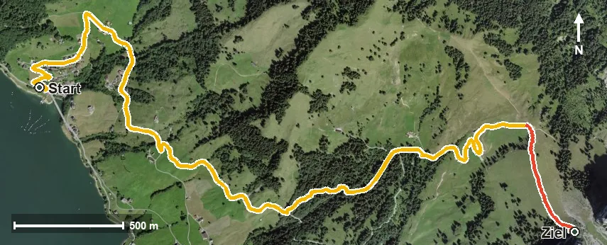 Luftbild WanderWunder Schwyz: Wägital Bockmattli