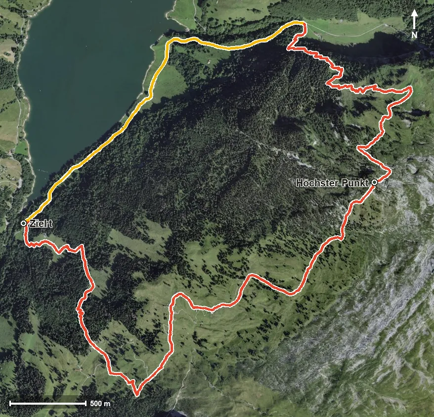 Luftbild WanderWunder Schwyz: Wägital Zindlen