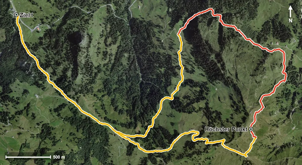 Luftbild WanderWunderSchwyz: Ibergeregg bis Laucherenstöckli