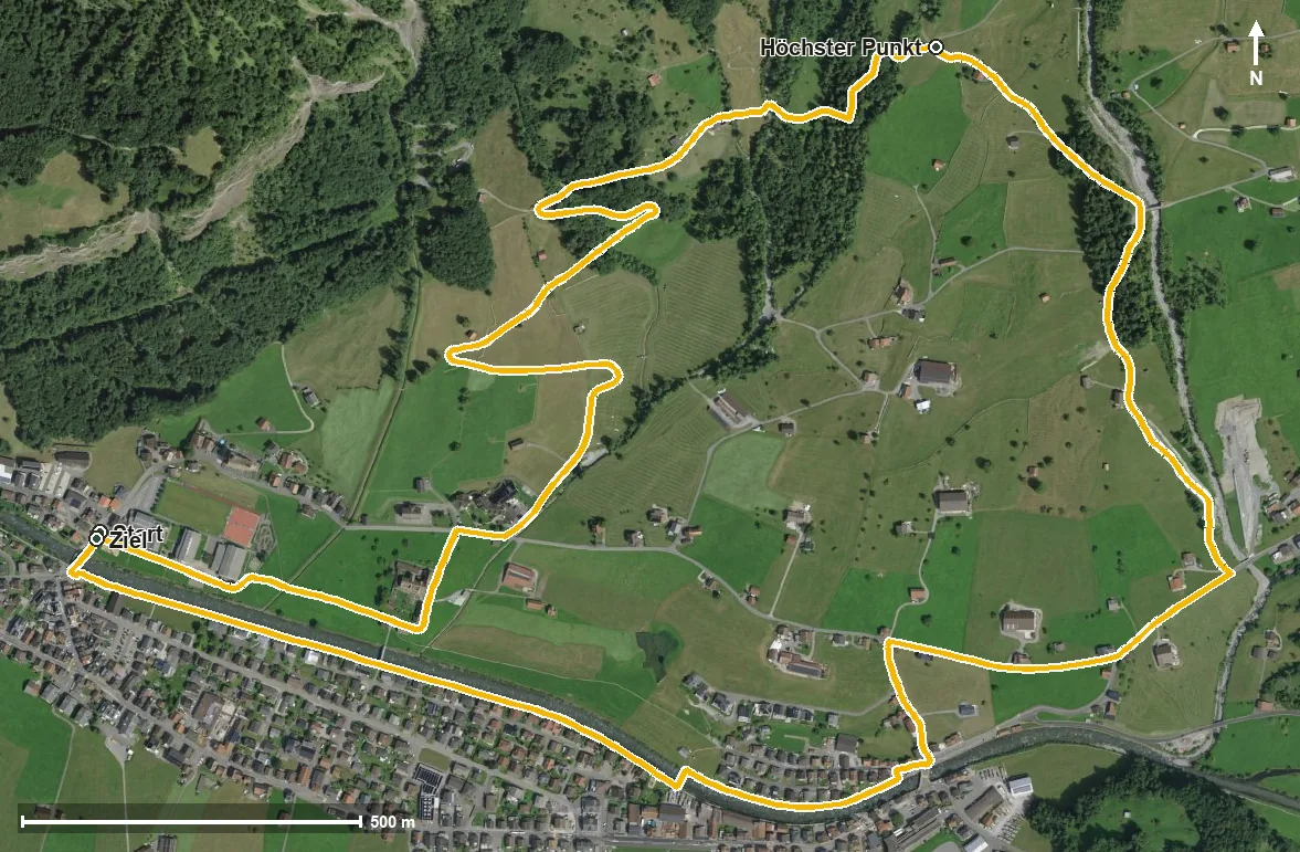 Luftbild Wetterfrosch-Wanderweg gross